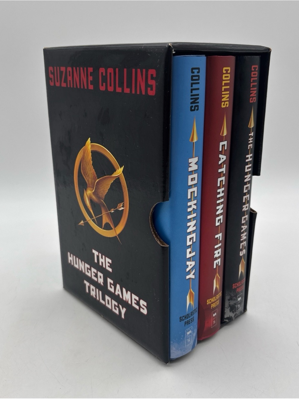 The Hunger Games Trilogy Boxed Set by Suzanne Collins - First Edition Hardcover